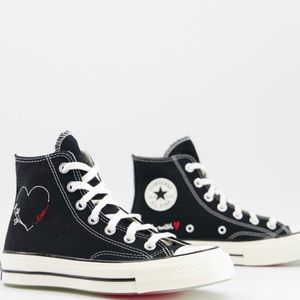 Converse Chuck 70 Hi Love Thread sneakers in black
